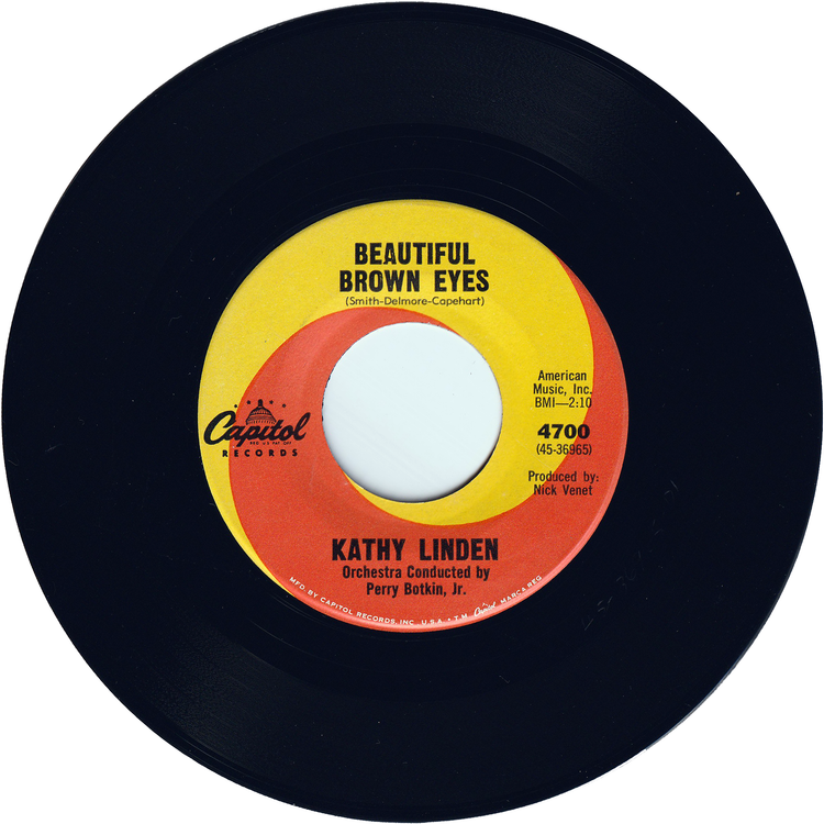 Kathy Linden - Beautiful Brown Eyes / Remember Me (To Jimmy)