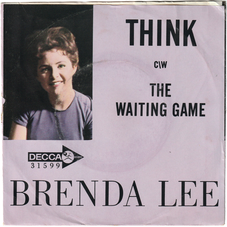 Brenda Lee - Think / The Waiting Game (w/PS)