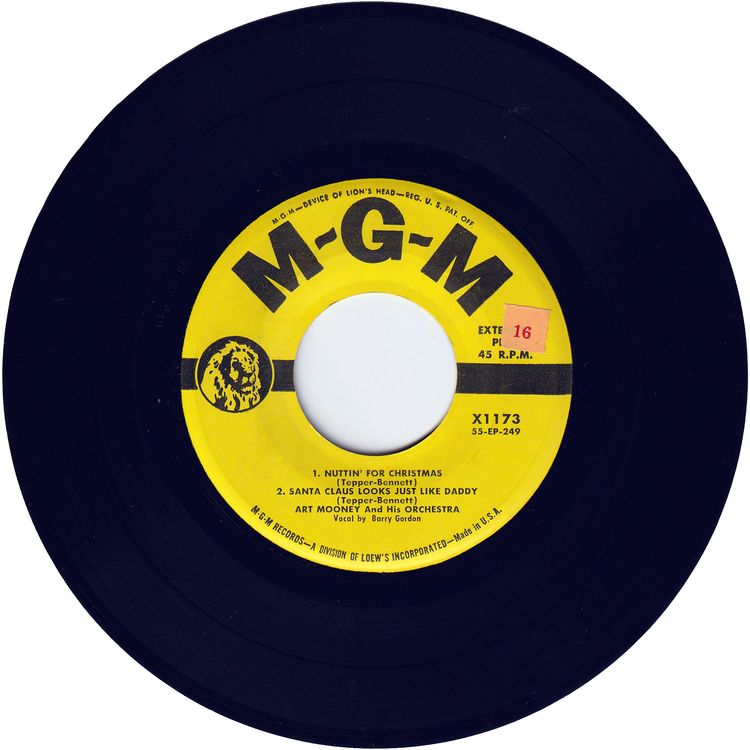 Art Mooney - Nuttin' For Christmas' [45rpm, 7inch, 4tracks, EP] (w/PS)