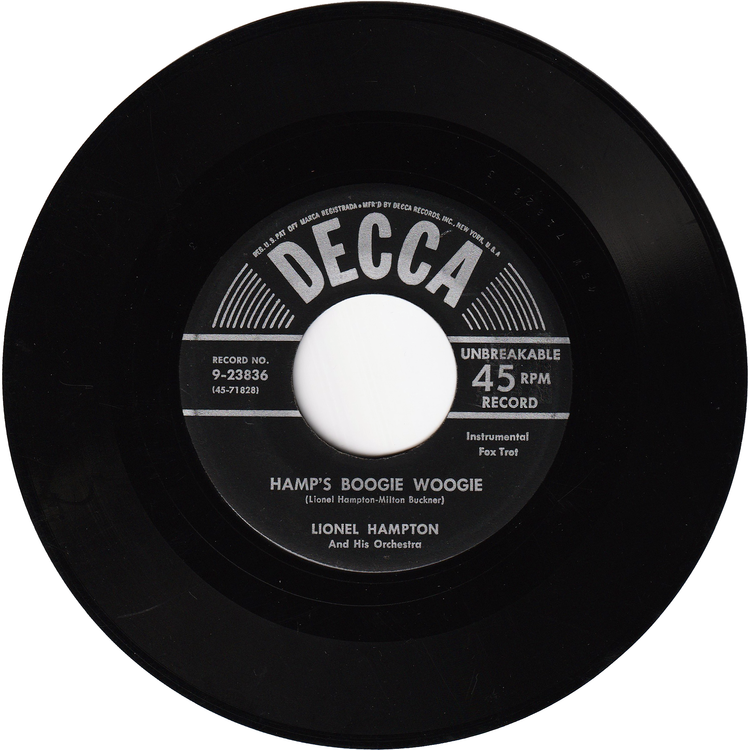 Lionel Hampton - Hamp's Boogie Woogie / Tempo's Boogie