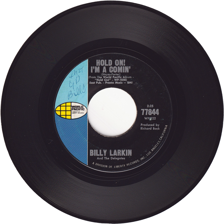 Billy Larkin & The Delegates - Hold On! I'm A Comin' / Dirty Water