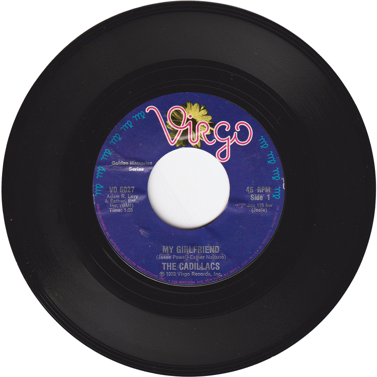 The Cadillacs - Gloria / My Girlfriend (VIRGO label, Re-Issue)