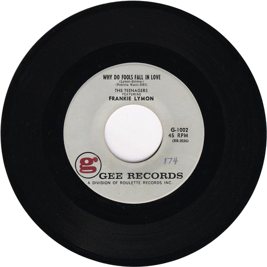 Frankie Lymon & The Teenagers - Why Do Fools Fall In Love / Please Be Mine (Gray label)