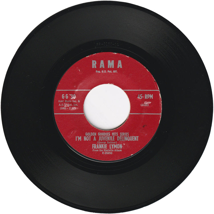 Frankie Lymon & The Teenagers - Why Do Fools Fall In Love / I'm Not A Juvenile Delinquent (Re-Issue)