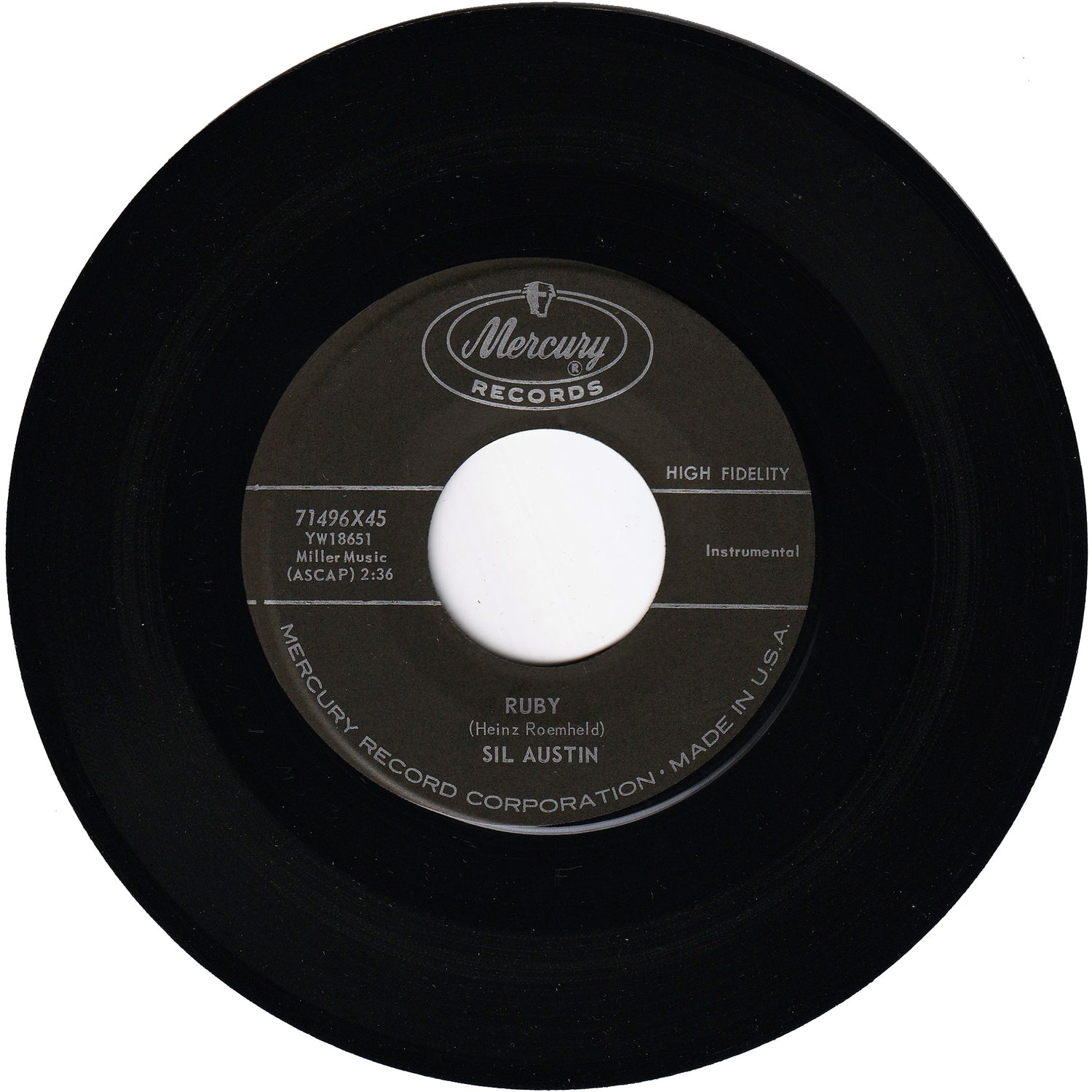 Summertime Ruby Sil Austin - Summertime / Ruby – NIGHT BEAT RECORDS