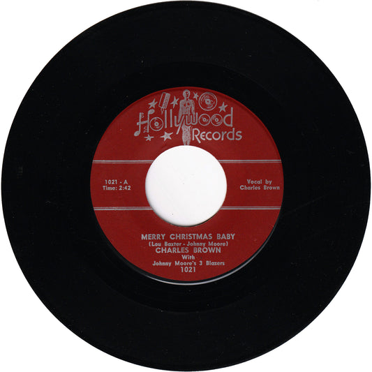 Charles Brown - Merry Christmas, Baby / Lloyd Glenn - Sleigh Ride [Hollywood label]