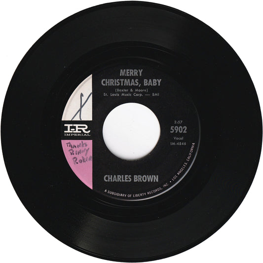 Charles Brown - Merry Christmas, Baby / I Lost Everything [Imperial label]