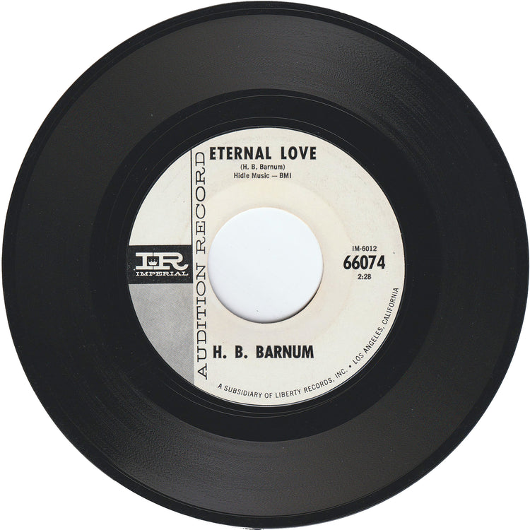 H. B. Barnum - So What / Eternal Love (Promo)