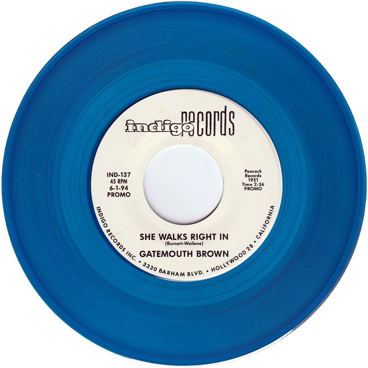 Gatemouth Brown - She Walks Right In / The Carians - She's Gone (Repro)