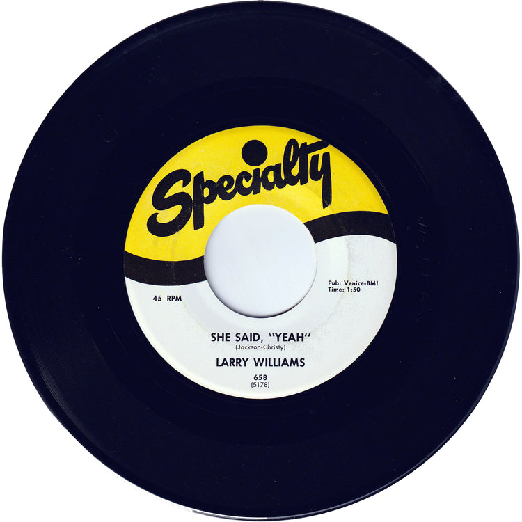 Larry Williams - Bad Boy / She Said, "Yeah" (Re-Issue)