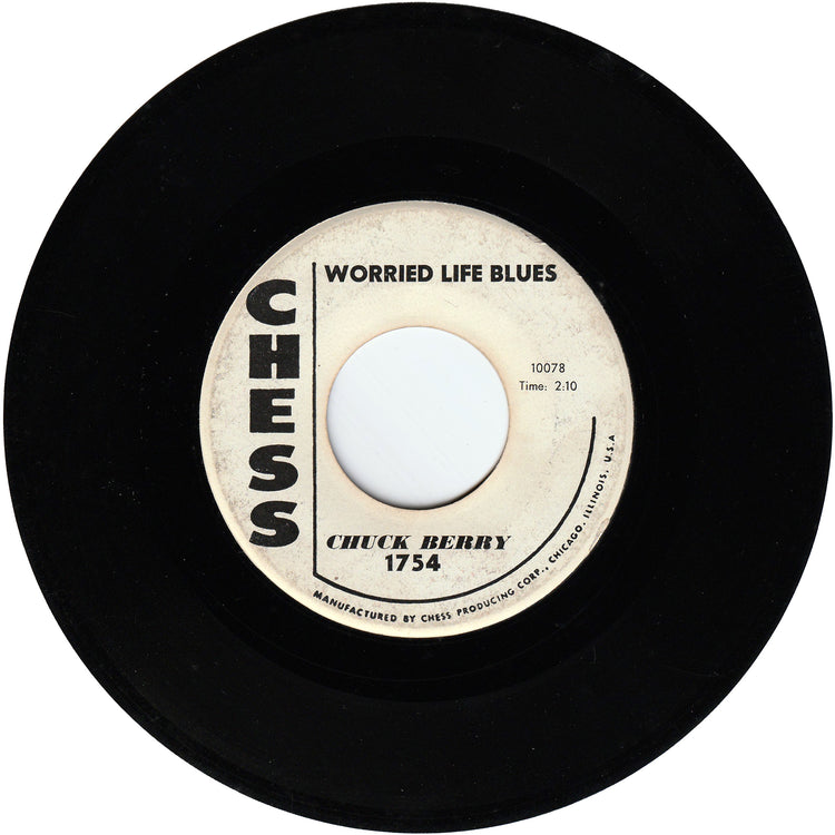 Chuck Berry - Bye Bye Johnny / Worried Life Blues (Promo)