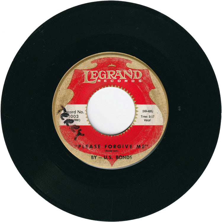 Gary "U.S." Bonds - New Orleans / Please Forgive Me (LEGRAND Gold label)