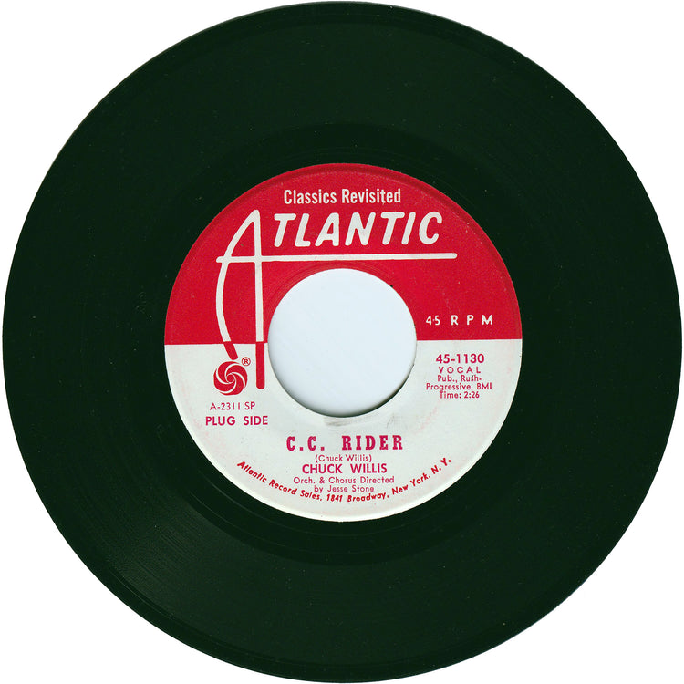Chuck Willis - C. C. Rider / Ease The Pain (60's Re-Issue, Promo)