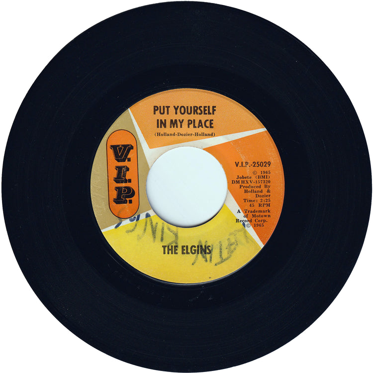 The Elgins - Darling Baby / Put Yourself In My Place