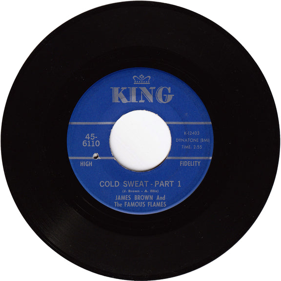 James Brown And The Famous Flames Cold Sweat Part 1 Cold Sweat Part Night Beat Records 