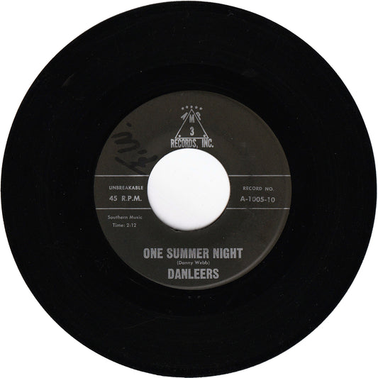 The Danleers - One Summer Night / Wheelin' & A-Dealin' [AMP3 label]