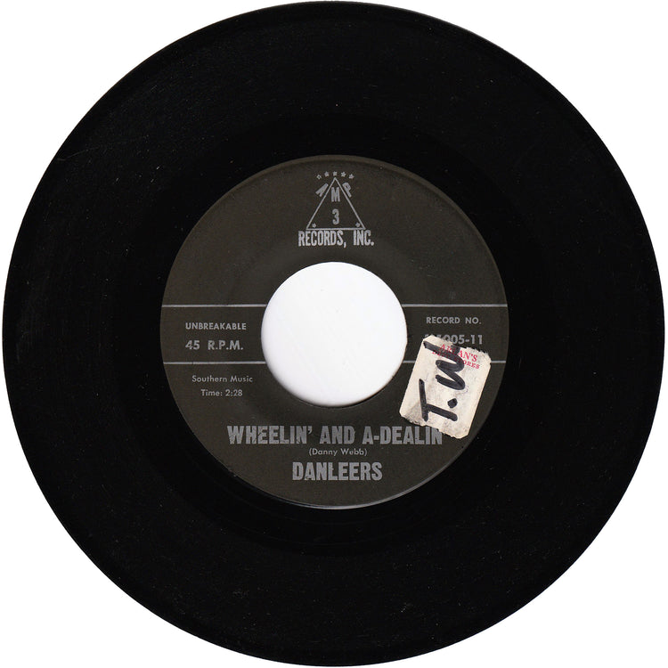 The Danleers - One Summer Night / Wheelin' & A-Dealin' [AMP3 label]