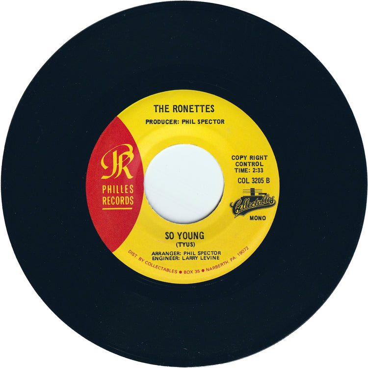 The Ronettes - Be My Baby / So Young (Re-Issue)