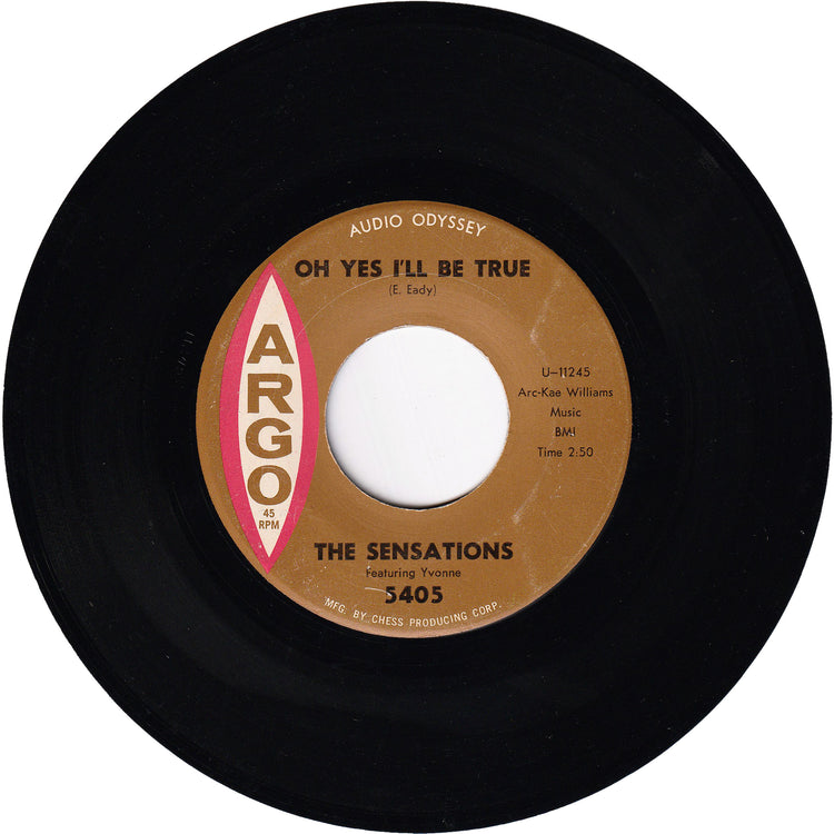The Sensations - Let Me In / Oh Yes, I'll Be True