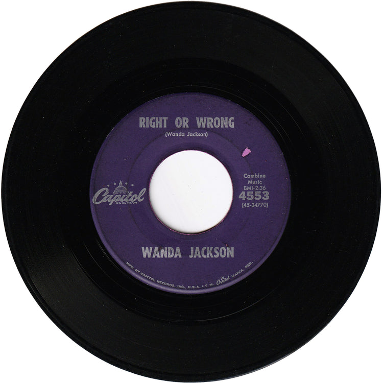 Wanda Jackson - Funnel Of Love / Right Or Wrong