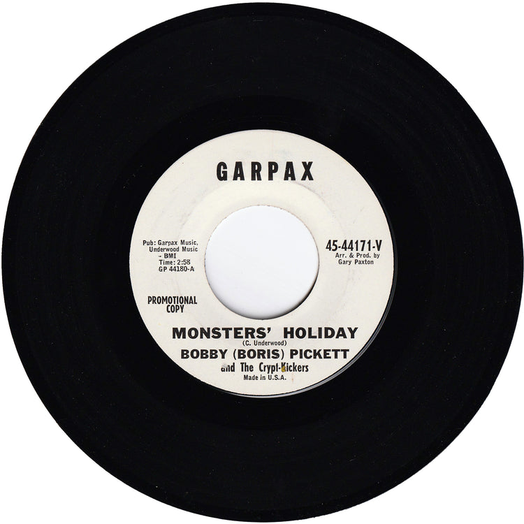 Bobby Pickett - Monsters Holiday / Monster Motion (Promo)