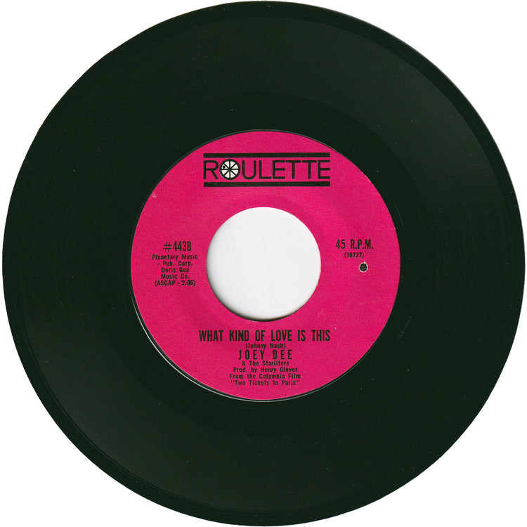 Joey Dee & The Starliters - Wing Ding / What Kind Of Love Is This (w/PS)