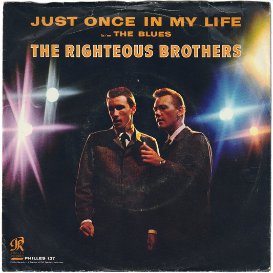 The Righteous Brothers - Just Once In My Life / The Blues (w/PS)
