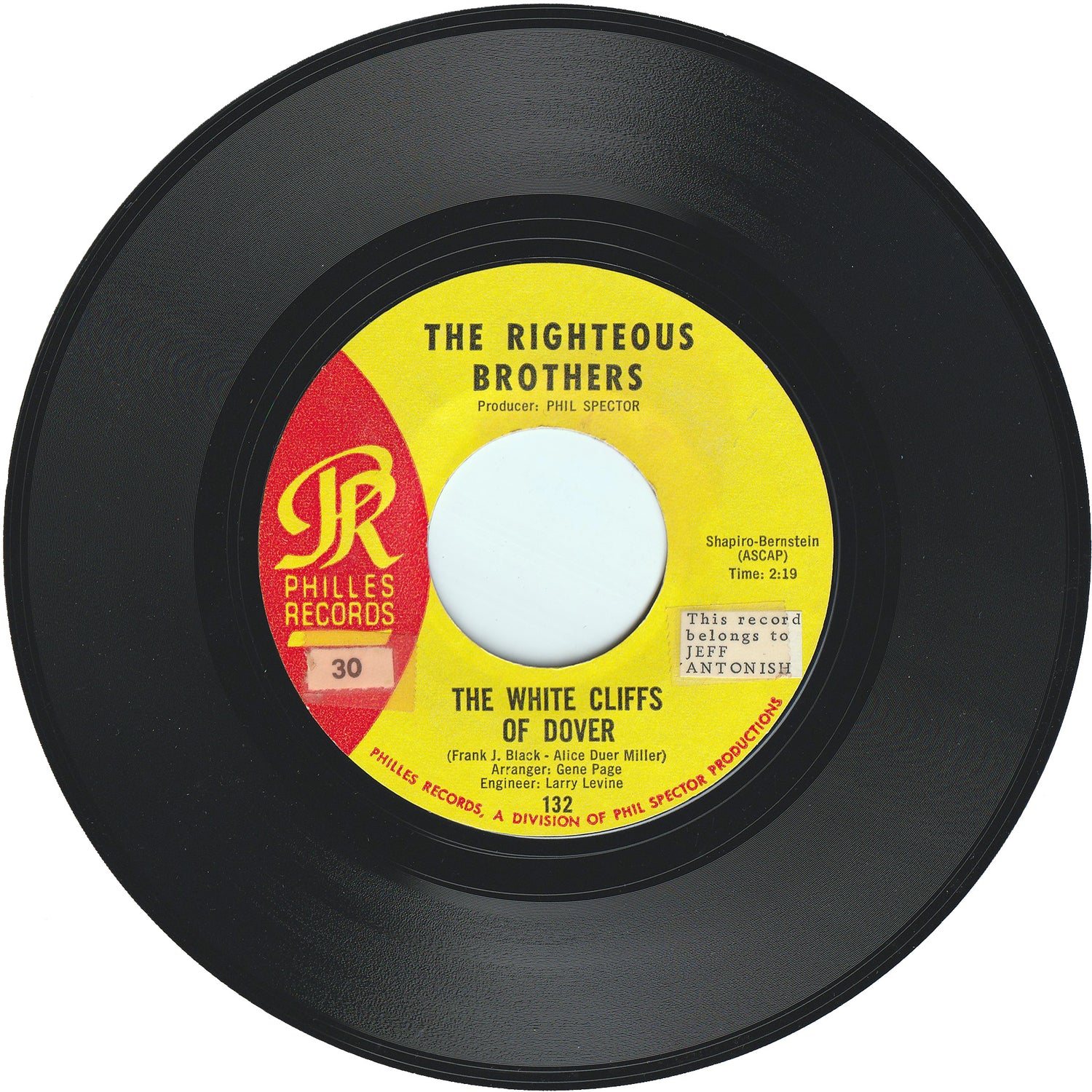 The Righteous Brothers The White Cliffs Of Dover / She's Mine, All M