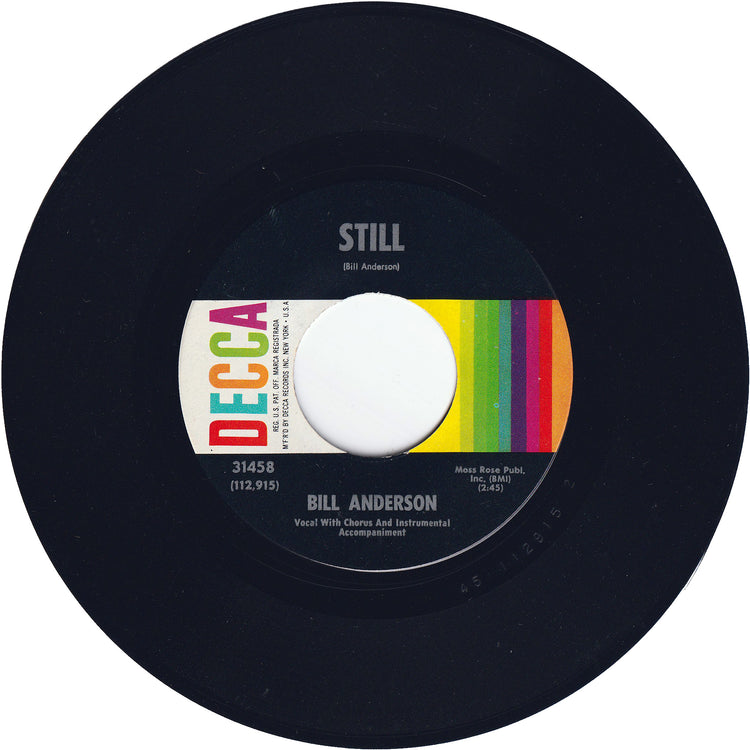 Bill Anderson - Still / You Made It Easy