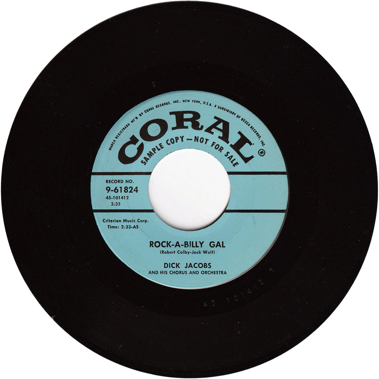 Dick Jacobs - Rock-A-Billy Gal / The Two-Penny Piper (Promo)