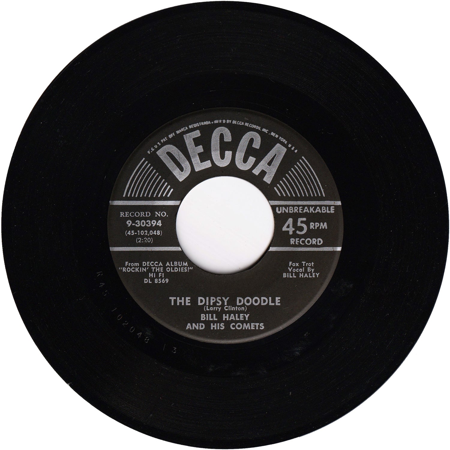 Bill Haley & his Comets The Dipsy Doodle / Miss You NIGHT BEAT RECORDS