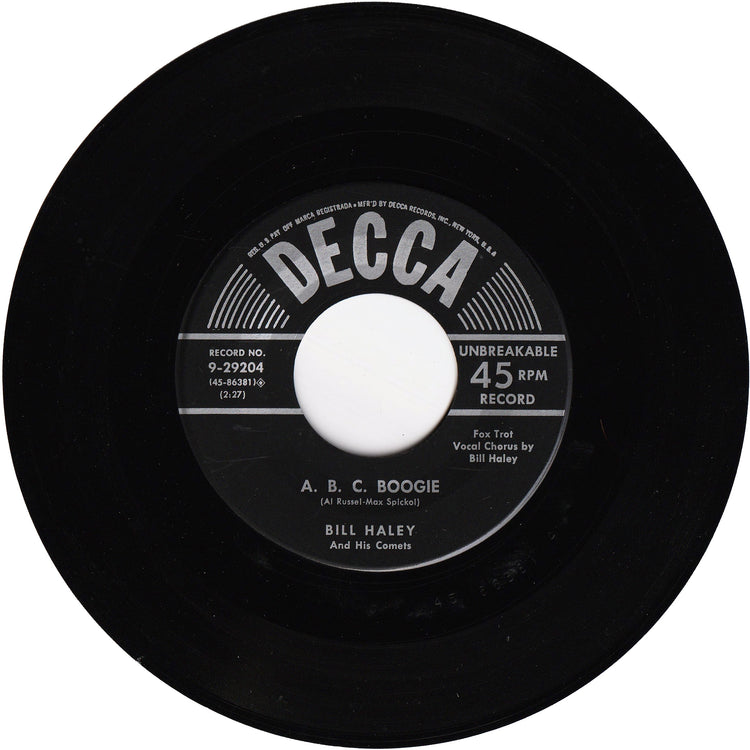Bill Haley & his Comets - Shake, Rattle & Roll / A. B. C. Boogie [1st.press]