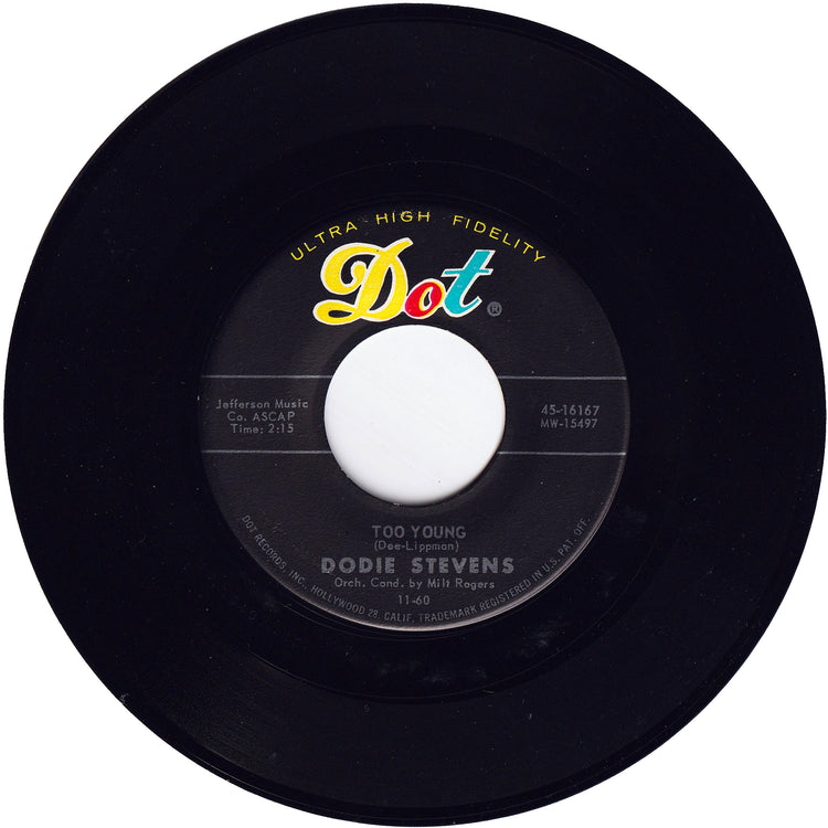 Dodie Stevens - Yes, I'm Lonesome Tonight / Too Young