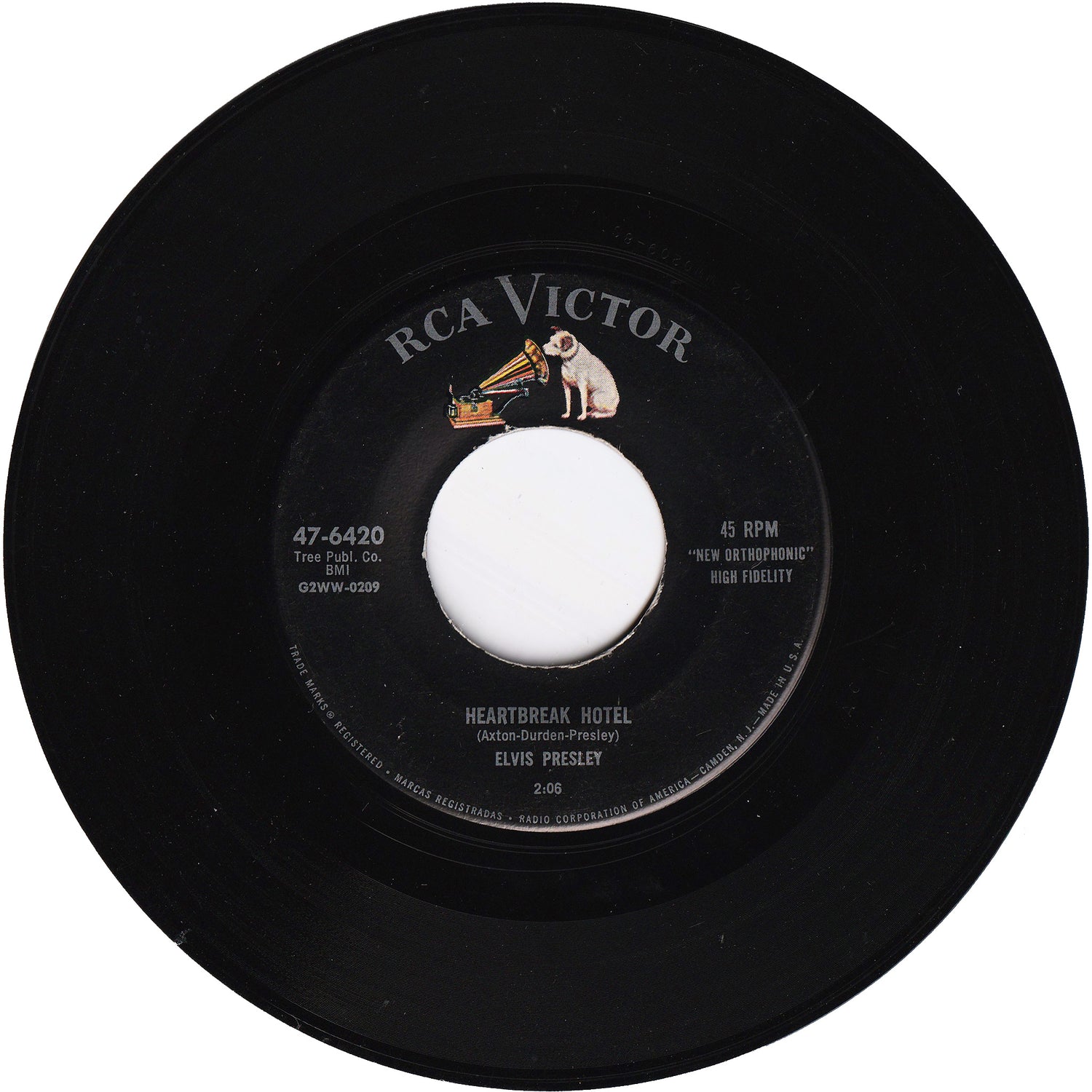 Elvis Presley - Heartbreak Hotel / I Was The One – NIGHT BEAT RECORDS