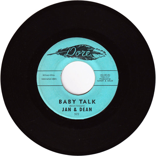 Jan & Dean - Baby Talk / Jeanette, Get Your Hair Done