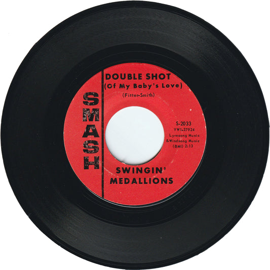 The Swingin' Medallions - Double Shot (of My Baby's Love) / Here It Comes Again [AS-IS]