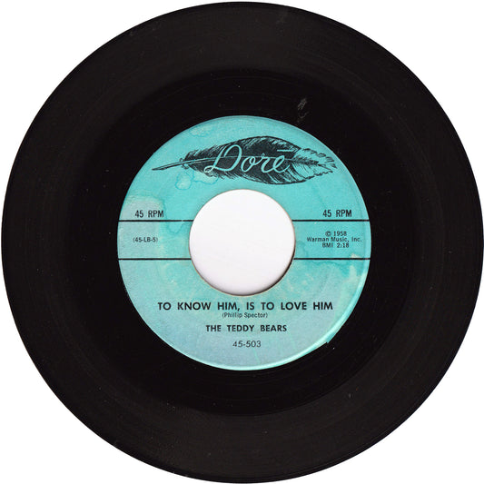 The Teddy Bears - To Know Him, Is To Love Him / Don't You Worry My Little Pet