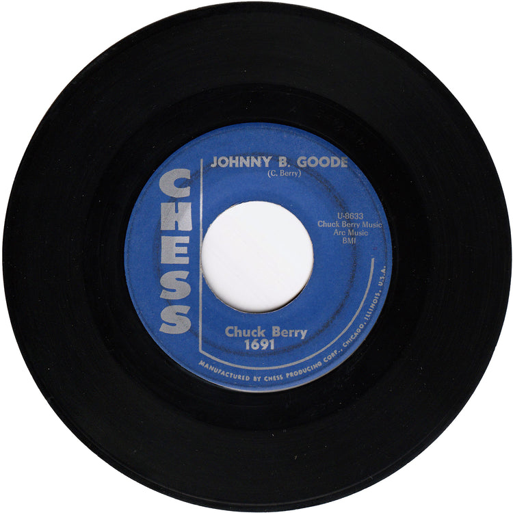 Chuck Berry - Johnny B. Goode / Around & Around (2nd.press)