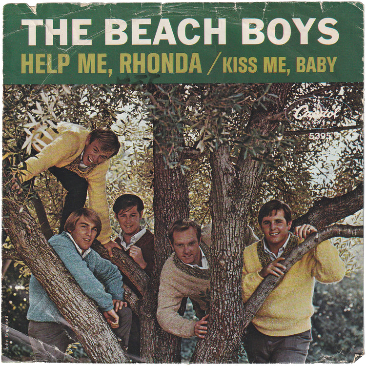 The Beach Boys - Help Me, Rhonda / Kiss Me, Baby (w/PS)