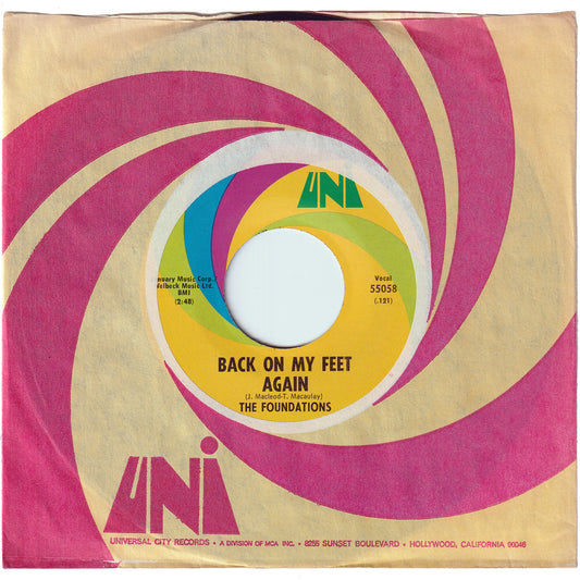The Foundations - Back On My Feet Again / I Can Take or Leave Your Loving