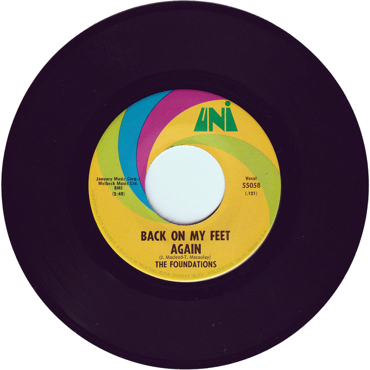 The Foundations - Back On My Feet Again / I Can Take or Leave Your Loving