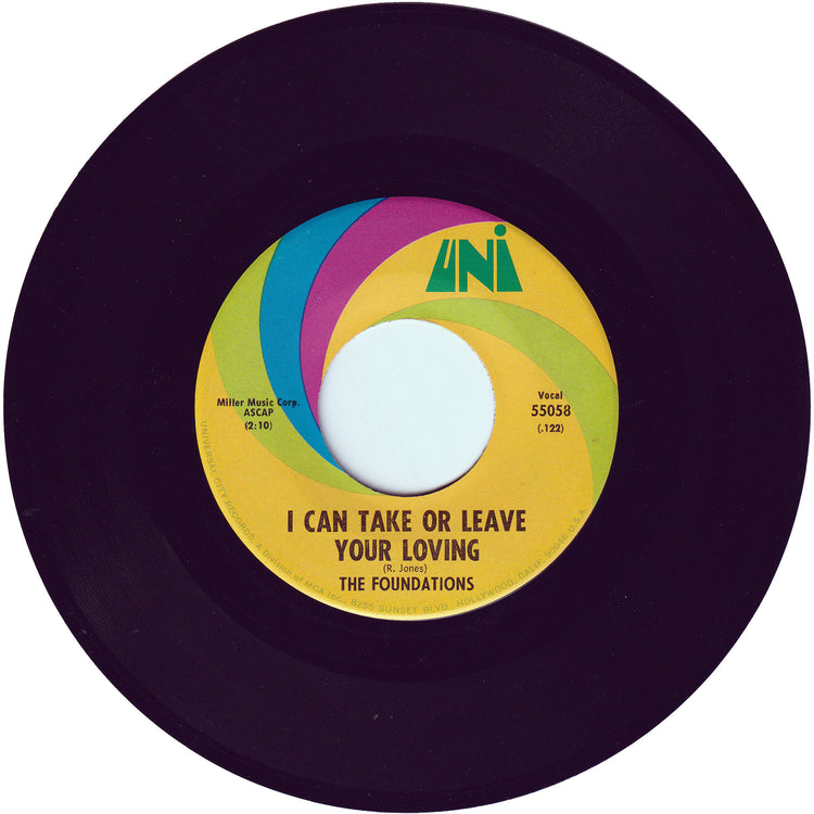 The Foundations - Back On My Feet Again / I Can Take or Leave Your Loving