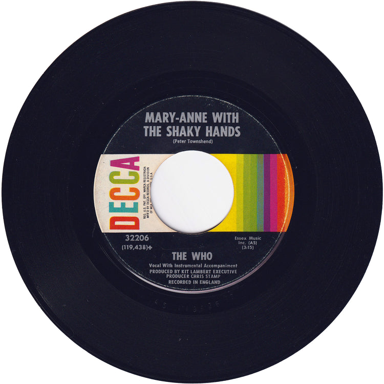 The Who - I Can See For Miles / Mary-Anne With The Shaky Hands
