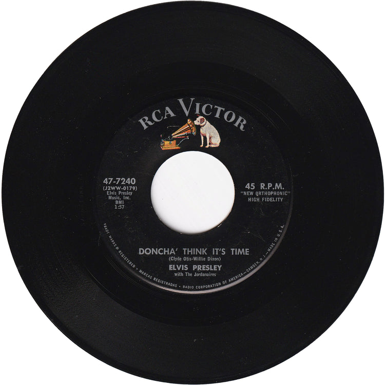 Elvis Presley - Wear My Ring Around Your Neck / Doncha' Think It's Time