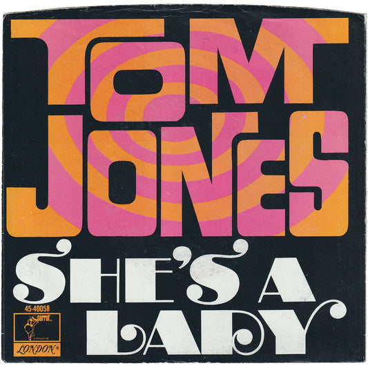 Tom Jones - She's A Lady / My Way (w/PS)