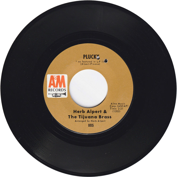 Herb Alpert & The Tijuana Brass - The Work Song / Plucky (w/PS)