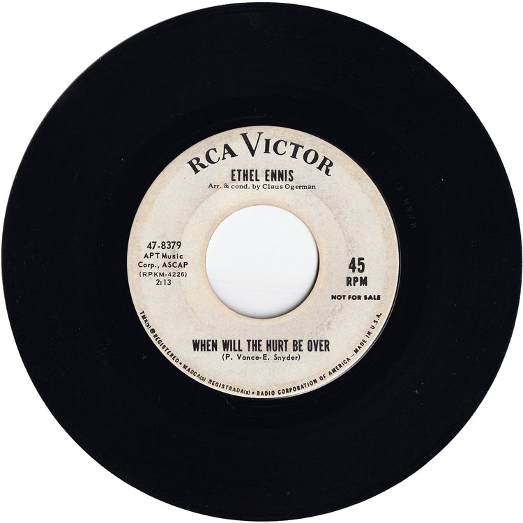 Ethel Ennis - The Boy From Ipanema / When Will The Hurt Be Over (Promo)