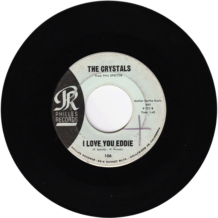 The Crystals (Darlene Love) - He's A Rebel / I Love You Eddie