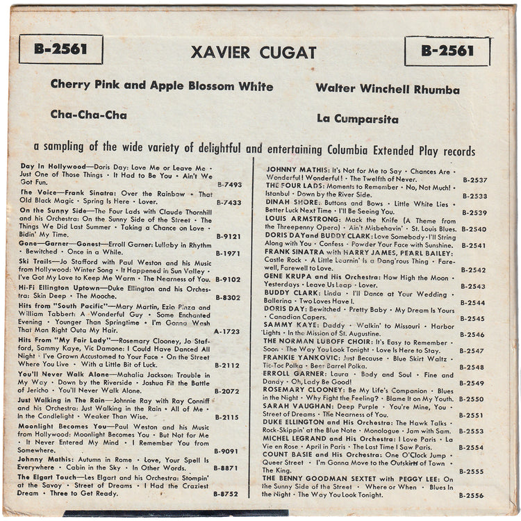 Xavier Cugat - Xavier Cugat [45rpm, 7inch, EP, w/PS]