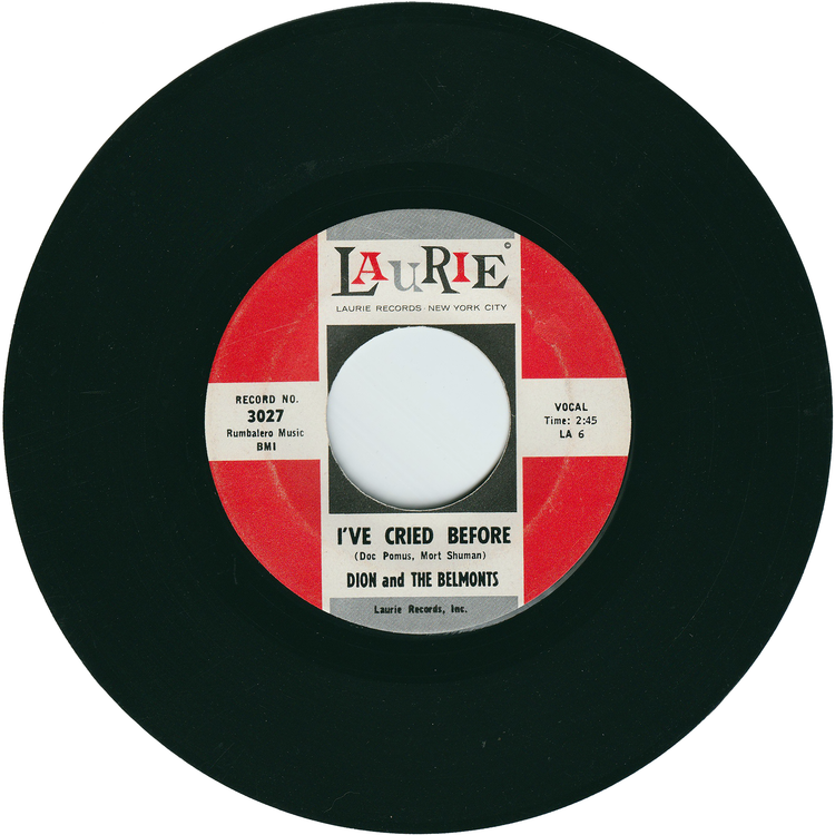 Dion & The Belmonts - A Teenager In Love / I've Cried Before